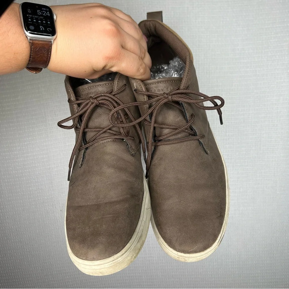 PERRY ELLIS | Casual Dressy Shoes‎ Men’s 11.5 Oxford Grey Tan - Picture 2 of 6